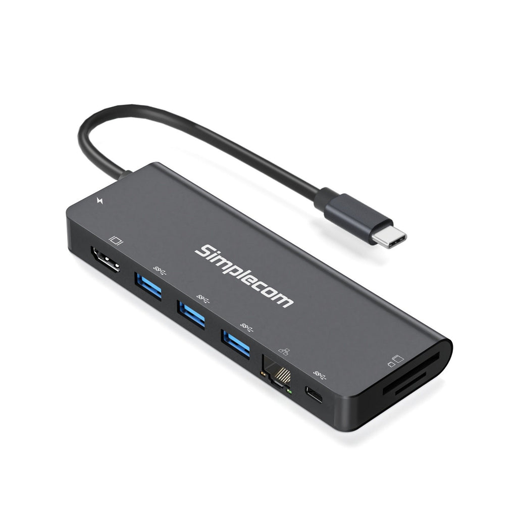 Simplecom CHN590 USB-C SuperSpeed 9-in-1 Multiport Docking Station - Image 1
