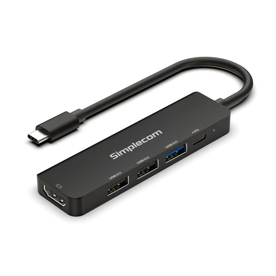 Simplecom CHT550 USB-C 5-in-1 Multiport Docking Station with USB Hub PD HDMI 2.0 4K@60Hz - Image 5