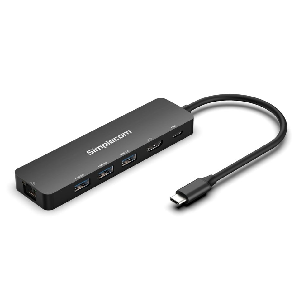 (LS)Simplecom CHT560 USB-C SuperSpeed 6-in-1 Multiport Docking Station HDMI 2.0 - Image 3
