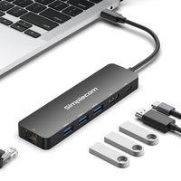 (LS)Simplecom CHT560 USB-C SuperSpeed 6-in-1 Multiport Docking Station HDMI 2.0 - Image 4