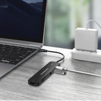 Simplecom CHT570 USB-C SuperSpeed 7-in-1 Multiport Hub Adapter HDMI 2.0 Docking Station - Image 3