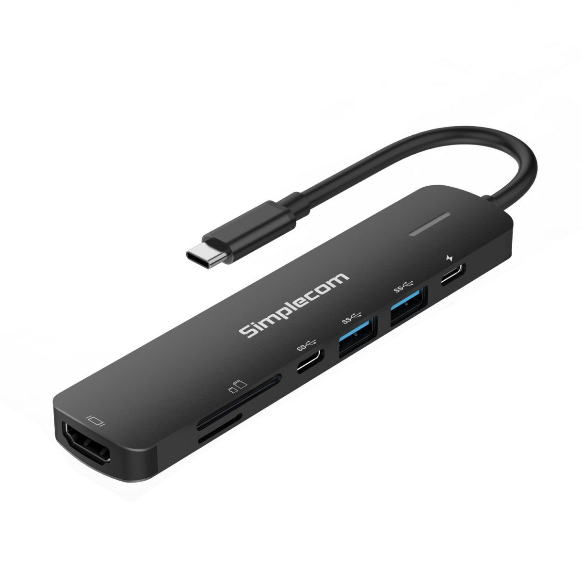 Simplecom CHT570 USB-C SuperSpeed 7-in-1 Multiport Hub Adapter HDMI 2.0 Docking Station - Image 5