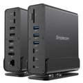 Simplecom CHT815 15-in-1 USB-C 4K Triple Display MST Docking Station with Dual HDMI DP - Image 1