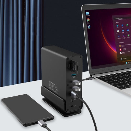 Simplecom CHT815 15-in-1 USB-C 4K Triple Display MST Docking Station with Dual HDMI DP - Image 4