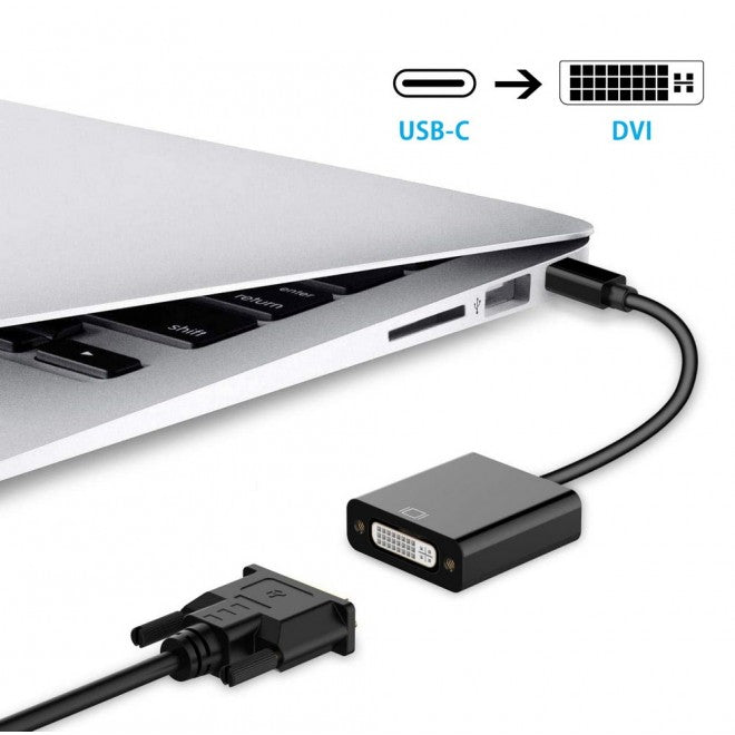 (LS)Simplecom DA103 USB-C to DVI Adapter Full HD 1080p - Image 2
