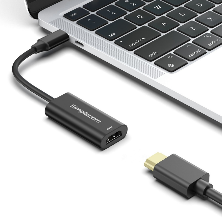 Simplecom DA105 USB-C to HDMI 2.1 Adapter 8K@60hz Converts a USB-C port to a HDMI output Compatible with smartphone or laptop with DisplayPort Alterna - Image 3