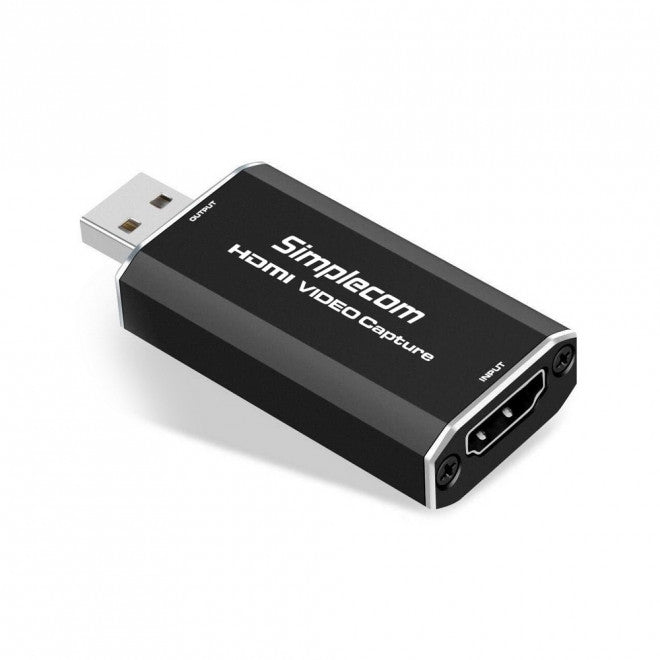 Simplecom DA315 HDMI to USB 2.0 Video Capture Card Full HD 1080p for Live Streaming Recording - Elgato, Atomos Connect - Image 1