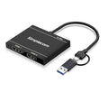 Simplecom DA327 USB 3.0 or USB-C to Dual HDMI Display Adapter for 2x 1080p Extended Screens - Image 1
