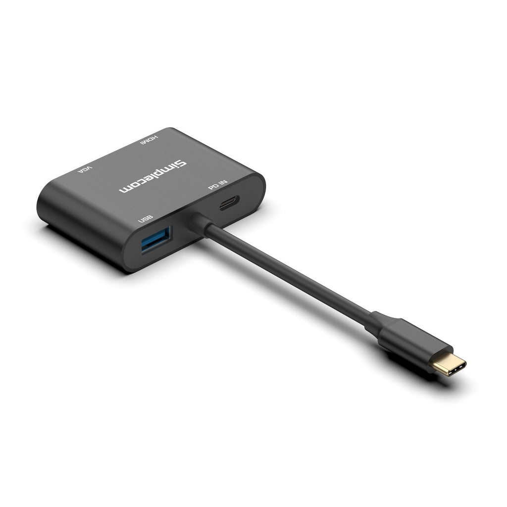 (LS)Simplecom DA440 4-in-1 USB-C Multiport Adapter with Power Delivery USB 3.0 VGA HDMI - Image 3