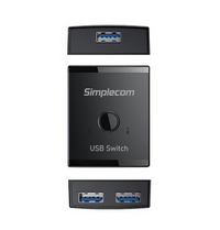Simplecom KM125 Bi-Directional 2-Way USB 3.0 Switch 1 In 2 Out (2 In 1 Out) 5Gbps  Ideal for sharing USB device between 2 computers - Image 3