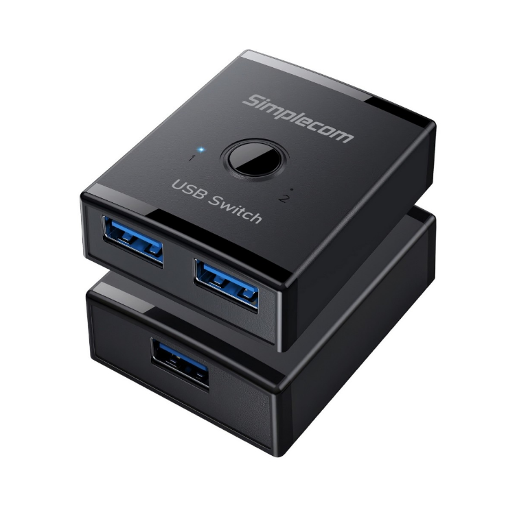 Simplecom KM125 Bi-Directional 2-Way USB 3.0 Switch 1 In 2 Out (2 In 1 Out) 5Gbps  Ideal for sharing USB device between 2 computers - Image 5