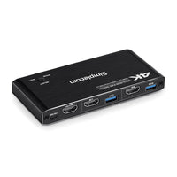 Simplecom KM420 2-Port HDMI KVM Switch HDMI 2.0 4K@60Hz 4-Port USB 3.0 Hub 5Gbps - Image 3