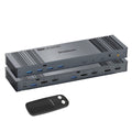 Simplecom KM490 HDMI and DisplayPort Dual Monitor KVM Switch for 2 Computers with 4-Port USB 3.0 Hub 5Gbps 8K@60Hz - Image 1