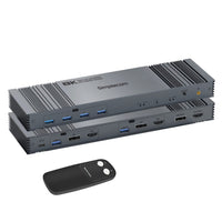 Simplecom KM490 HDMI and DisplayPort Dual Monitor KVM Switch for 2 Computers with 4-Port USB 3.0 Hub 5Gbps 8K@60Hz - Image 5