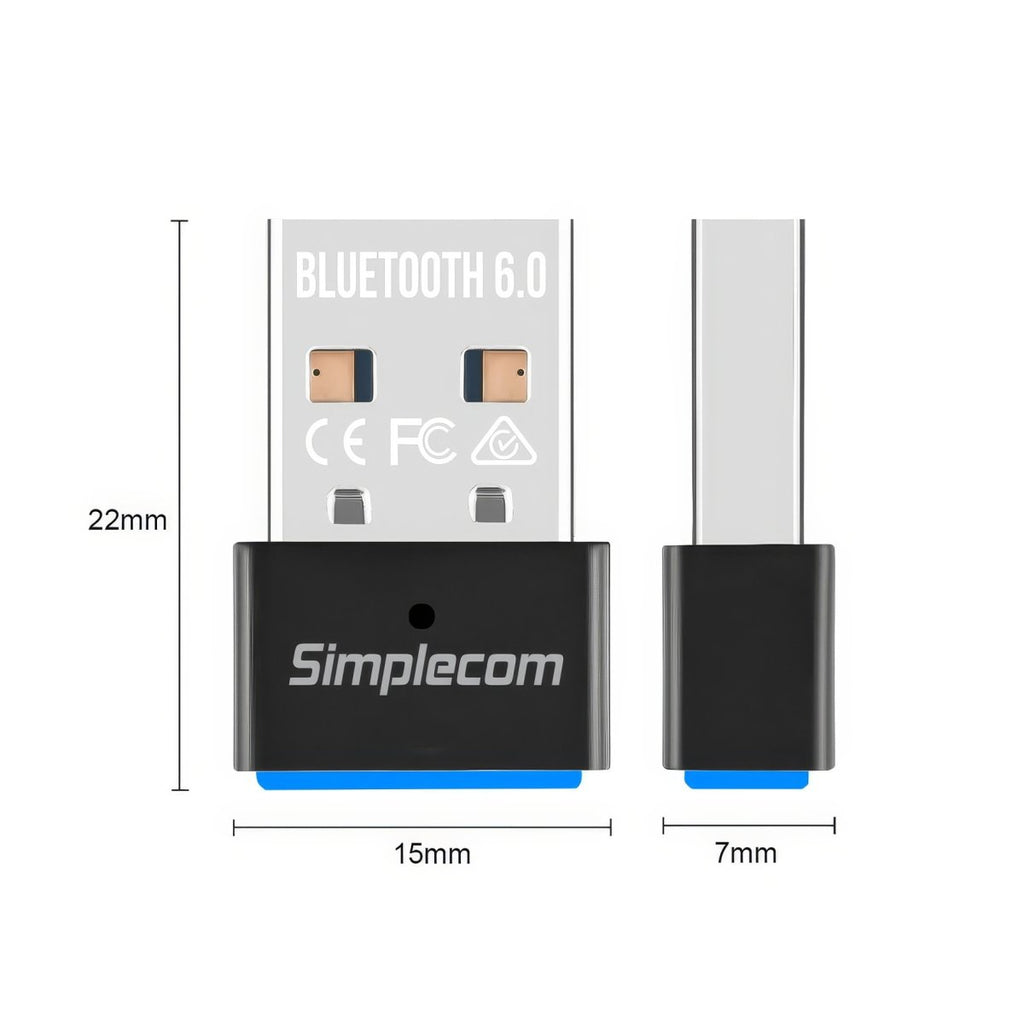 Simplecom NB640 USB Bluetooth 6.0 Adapter Wireless Dongle - Image 2