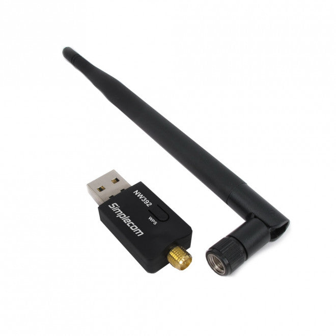 Simplecom NW392 USB Wireless N WiFi Adapter 802.11n 300Mbps 5dBi Antenna - Image 4