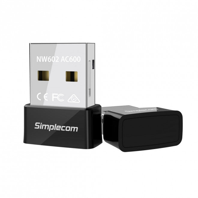 Simplecom NW602 AC600 Dual Band Nano USB WiFi Wireless Adapter - Image 2
