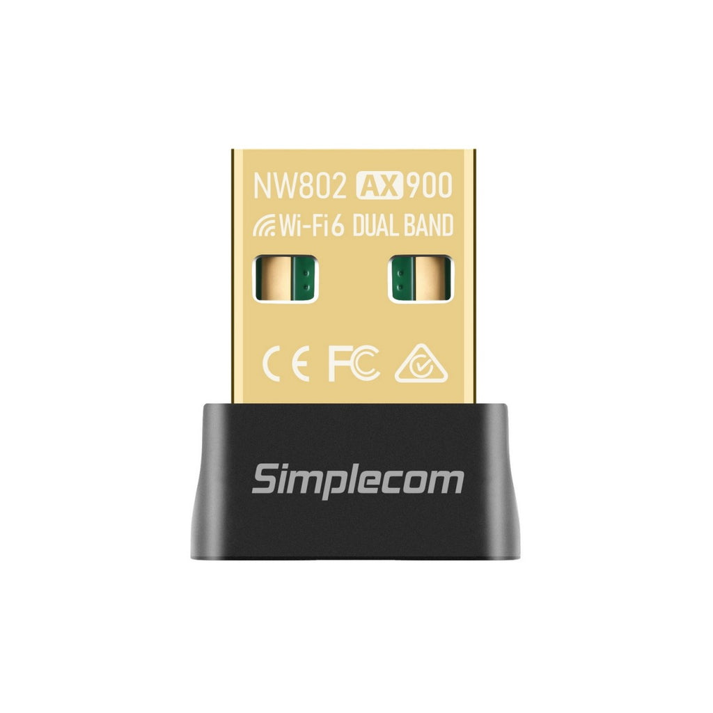 Simplecom NW802 AX900 Dual Band Wi-Fi 6 USB Wireless Nano Adapter - Image 2