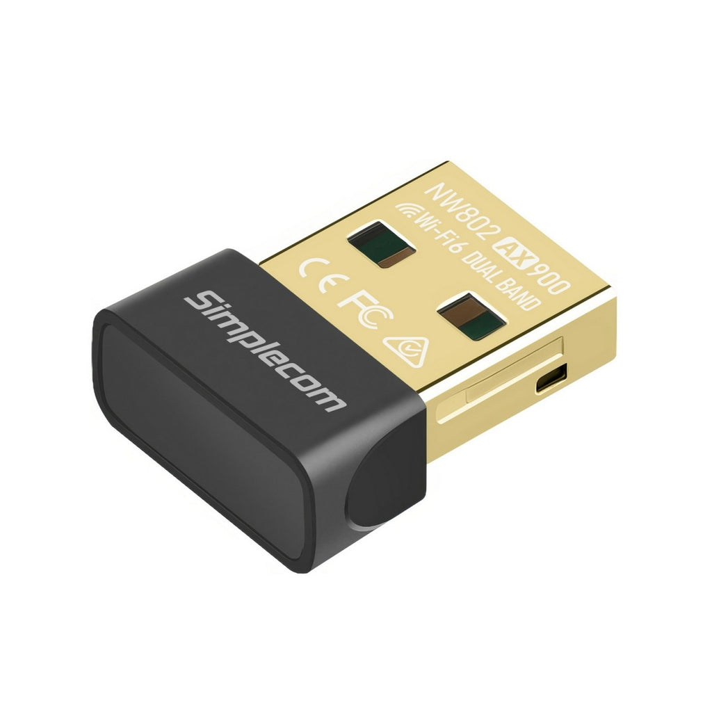 Simplecom NW802 AX900 Dual Band Wi-Fi 6 USB Wireless Nano Adapter - Image 3