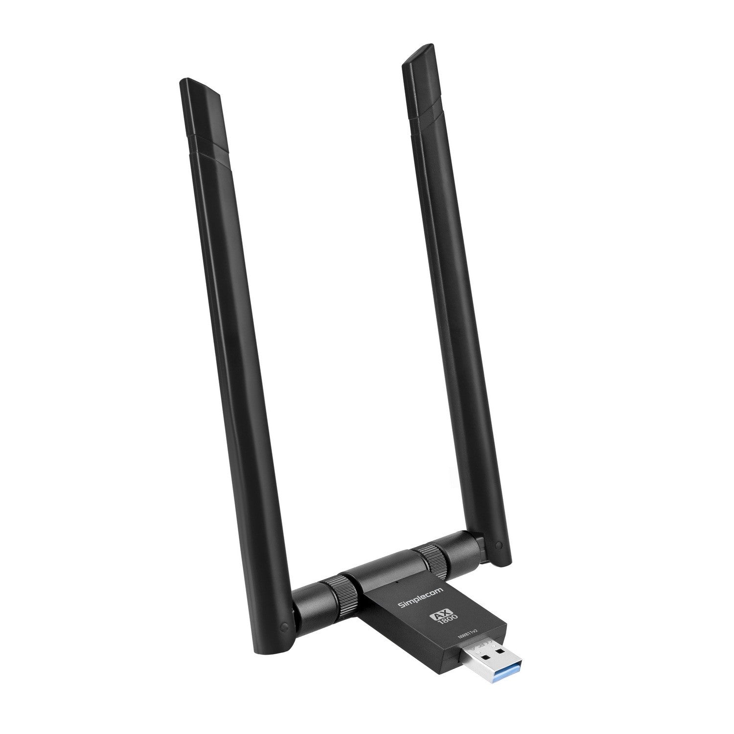 (LS)Simplecom NW811v2 AX1800 Dual Band WiFi 6 USB Adapter 802.11ax with 2x 5dBi High Gain Antennas - Image 4
