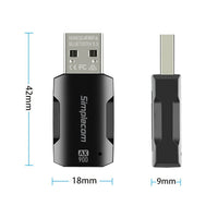 Simplecom NW830 Wi-Fi 6 and Bluetooth 5.3 Combo USB Adapter Dual Band AX900 - Image 5