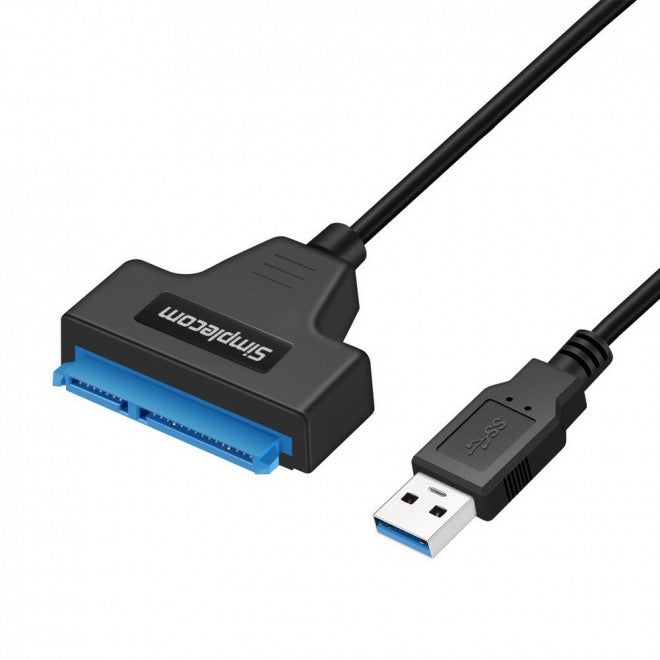 Simplecom SA128 USB 3.0 to SATA Adapter Cable for 2.5" SSD/HDD - Image 1