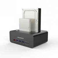 (LS)Simplecom SD352 USB 3.0 to Dual SATA Aluminium Docking Station with 3-Port Hub and 1 Port 2.1A USB Charger (LS) - Image 4