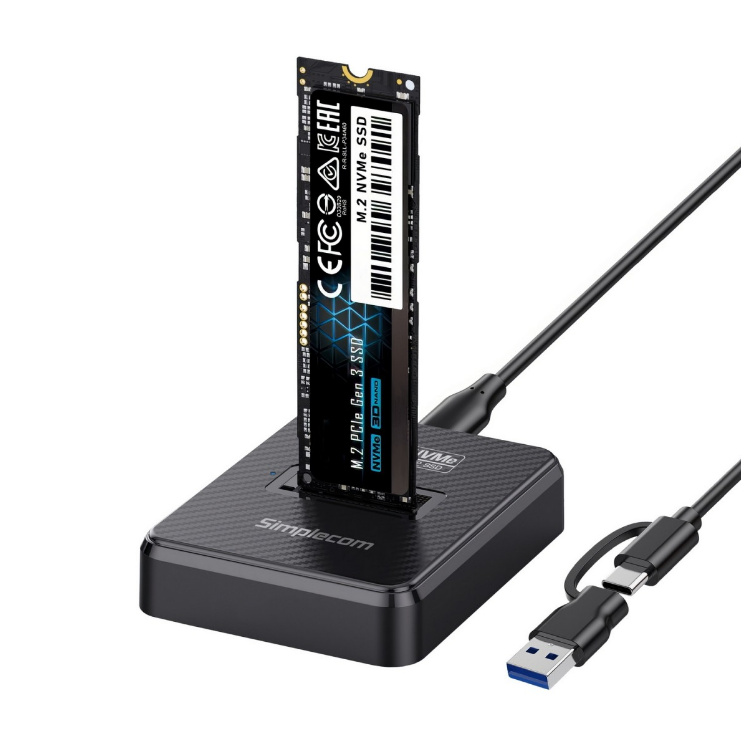 Simplecom SD511 M.2 SSD Docking Station NVMe and SATA Dual Protocol USB 3.2 Gen 2 10Gbps USB-C interface compliant with USB 3.2 Gen 2 standard - Image 5