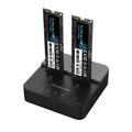 (LS)Simplecom SD550v2 USB 3.2 Gen2x2 to Dual Bay NVMe M.2 SSD Docking Station Duplicator Offline Clone - Image 1