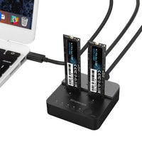 (LS)Simplecom SD550v2 USB 3.2 Gen2x2 to Dual Bay NVMe M.2 SSD Docking Station Duplicator Offline Clone - Image 4