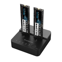 (LS)Simplecom SD550v2 USB 3.2 Gen2x2 to Dual Bay NVMe M.2 SSD Docking Station Duplicator Offline Clone - Image 5