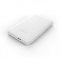 Simplecom SE101 Compact Tool-Free 2.5'' SATA to USB 3.0 HDD/SSD Enclosure White Compatible with 7mm and 9.5mm laptop 2.5" SATA HDD/SSD - Image 1