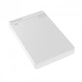 Simplecom SE203 Tool Free 2.5" SATA HDD SSD to USB 3.0 Hard Drive Enclosure - White Enclosure Super Speed USB3.0 offer Transfer Rates Up To 5Gbps - Image 1