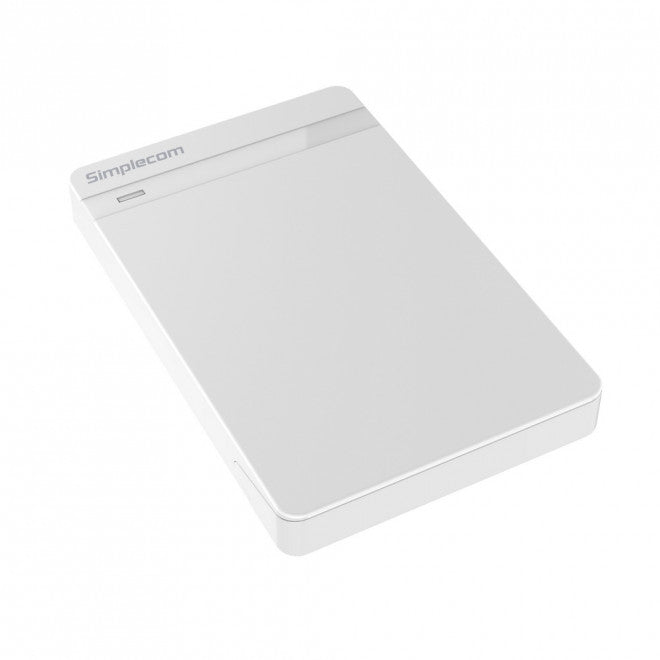 Simplecom SE203 Tool Free 2.5" SATA HDD SSD to USB 3.0 Hard Drive Enclosure - White Enclosure Super Speed USB3.0 offer Transfer Rates Up To 5Gbps - Image 3