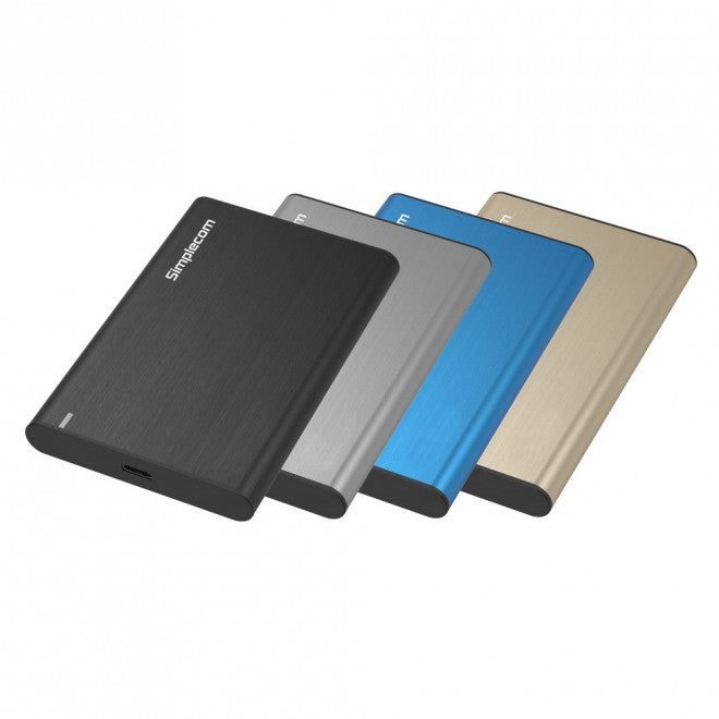 Simplecom SE221 Aluminium 2.5'' SATA HDD/SSD to USB 3.1 Enclosure Blue USB 3.1 Gen 1 support up to 5Gbps data transfer rate - Image 2
