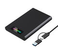 Simplecom SE239 Tool-free 2.5" SATA HDD SSD to USB-C Enclosure with RGB Lights USB 3.2 Gen 2 2 interface, utilize full speed of SATA SSD up to 6Gbps - Image 1