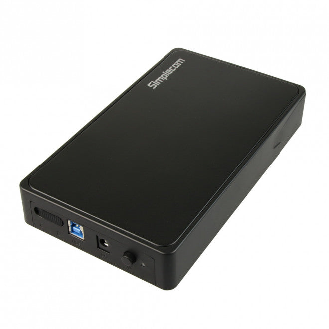 Simplecom SE325 Tool Free 3.5" SATA HDD to USB 3.0 Hard Drive Enclosure - Black Enclosure - Image 4