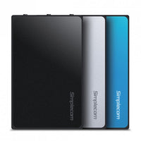 Simplecom SE325 Tool Free 3.5" SATA HDD to USB 3.0 Hard Drive Enclosure - Blue Enclosure - Image 3