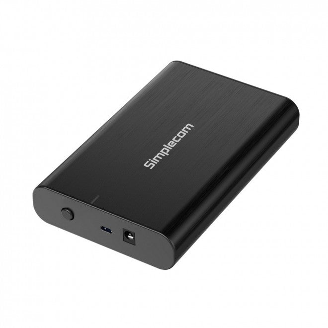 Simplecom SE331 Aluminium 3.5'' SATA to USB-C External Hard Drive Enclosure USB 3.2 Gen1 5Gbps - Image 1
