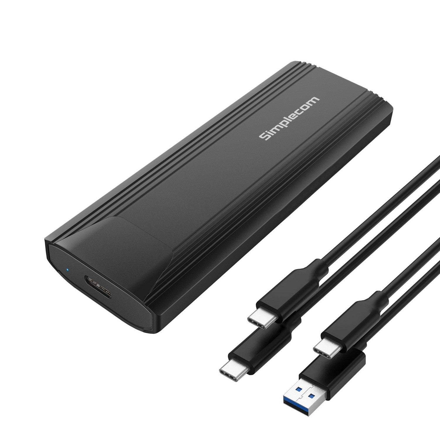 Simplecom SE504v2 NVMe / SATA Dual Protocol M.2 SSD USB-C Enclosure Tool-Free USB 3.2 Gen 2 10Gbps - Image 5