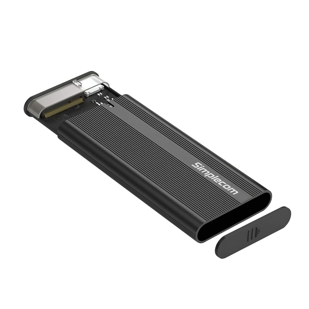 Simplecom SE505 NVMe M.2 SSD to USB-C Enclosure USB 3.2 Gen 2 10Gbps Ultra-slim aluminium case Tool-free design - Image 3