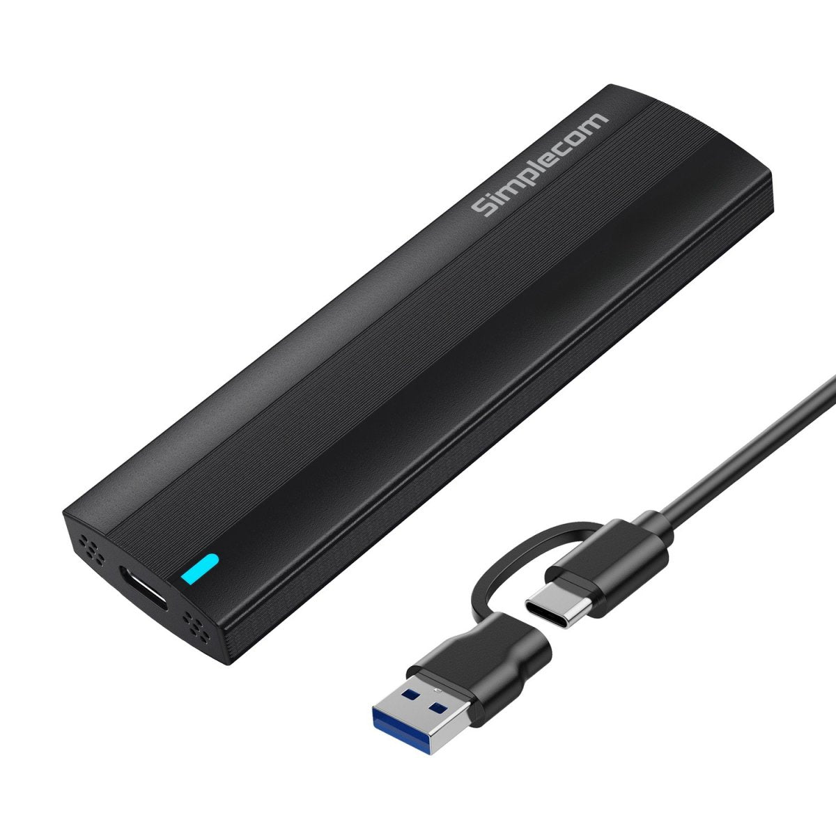 Simplecom SE517 NVMe / SATA Dual Protocol M.2 SSD Tool-Free USB-C Enclosure USB 3.2 Gen 2 10Gbps - Image 5