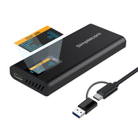 Simplecom SE530 NVMe / SATA M.2 SSD to USB-C Enclosure with SMART LED Screen USB 3.2 Gen 2 10Gbps - Image 5