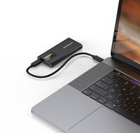 Simplecom SE530 NVMe / SATA M.2 SSD to USB-C Enclosure with SMART LED Screen USB 3.2 Gen 2 10Gbps - Image 4