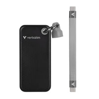 Verbatim 1TB Pocket SSD USB 3.2 Gen 2 1TB Black Grey. Convenient Keyring cable holder. Compact, Rugged. Ultra Lightweight Performance 58g Portable B - Image 3