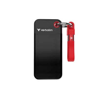 Verbatim 1TB Pocket SSD USB 3.2 Gen 2 1TB Black Red Convenient Keyring cable holder. Compact, Rugged. Ultra Lightweight Performance 58g Portable B - Image 2
