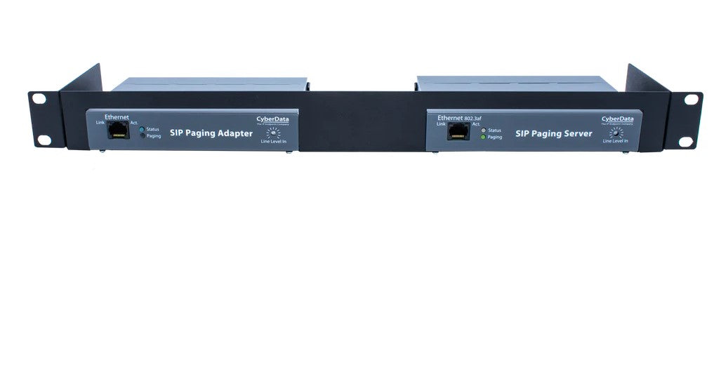 Cyberdata 011093 1U Server Rack Mount, Standard 19-inch rack mounting option enables CyberData's SIP gateways and adapters to be mounted in a server - Image 1