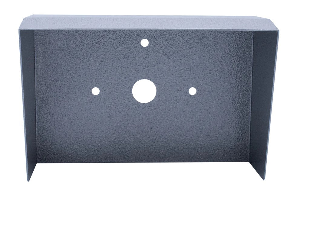 Cyberdata 011215 Outdoor Shroud, 2X for outdoor backboxes gives the added protection from environmental elements, Corrosion resistant aluminum 5052 - Image 1