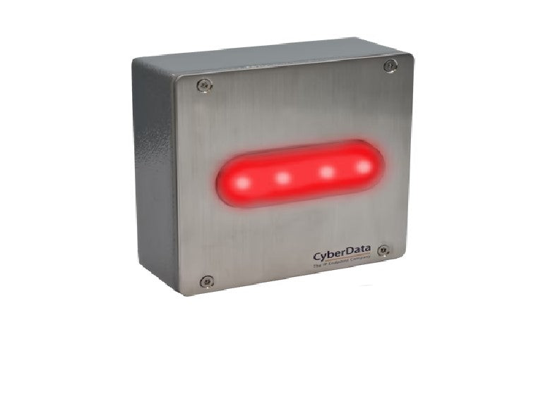 CyberData 011479 SIP Outdoor RGB (Multi-Color) Strobe, Now up to 38% brighter and upgraded to an IP66 rating, As a Powerful and Highly Effective - Image 1
