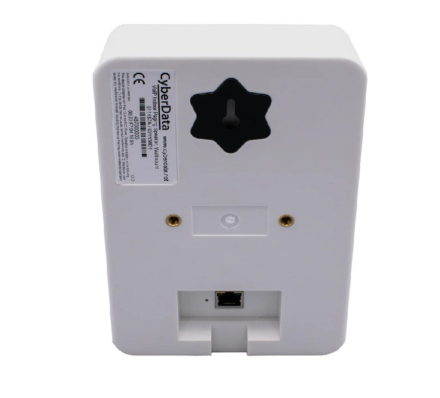 CyberData 011512 VoIP SIP/Multicast Wall Mount Speaker, highly cost-effective Power-over-Ethernet (PoE 802.3af) and Voice-over-IP (VoIP) - Image 2